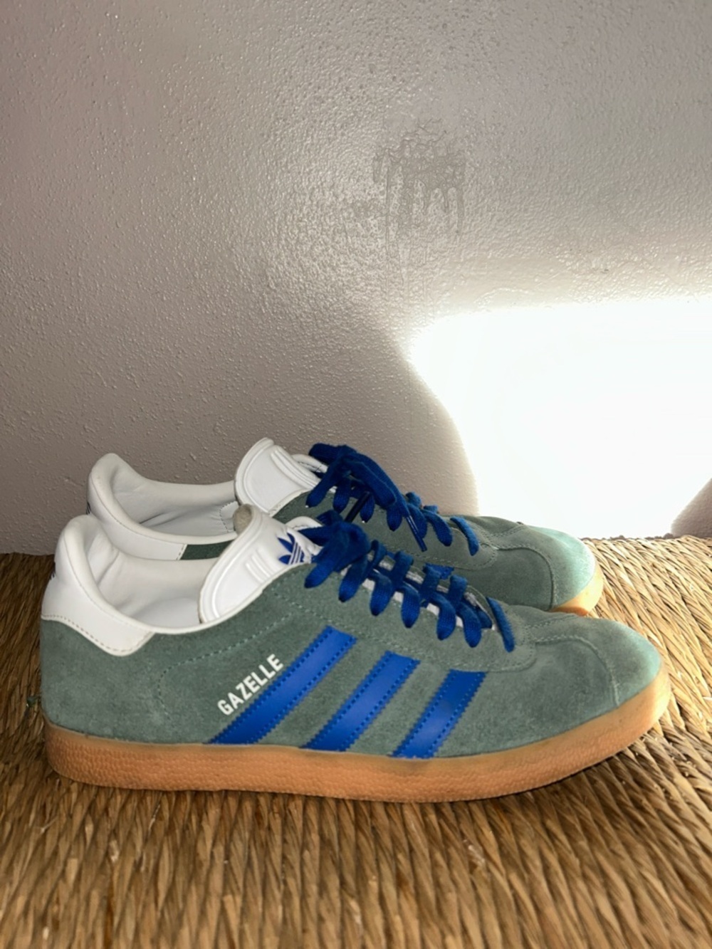 Adidas Gazelle Men's Sneakers - emerald Green and Blue